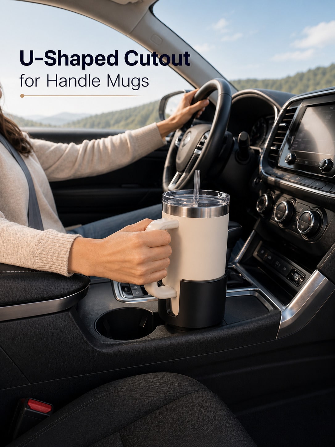 Tablet Accessories For Car - 32-40온스 텀블러, 핸들 머그컵, 물병 홀더용