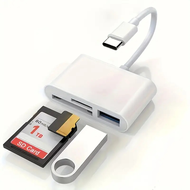 Microsd Card Tablet - 3-in-1 유형 C 카드 판독기 마이크로