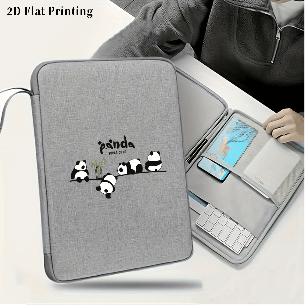 Doogee Tablet Accessories - 팬더 프린트 태블릿 슬리브 가방 10.9/12.9