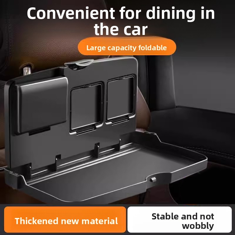 Tablet Accessories For Car - 자동차 뒷좌석 접이식 식탁 - 컵홀더가