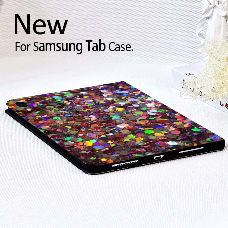 반짝이는 패턴 디자인 삼성 갤럭시 탭 A A7 A8 A - Samsung Tablet S11 Accessories 리뷰 및 가격