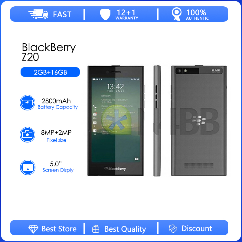 블랙베리 리프 Z20 리퍼브 오리지널 듀얼 코어 휴대폰 - Mobile & Tablet Accessories 리뷰 및 가격