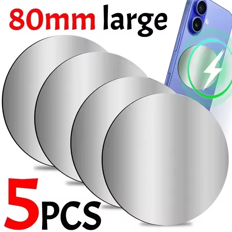 1-5PCS 8CM 휴대 전화 태블릿 용 자기 금속 플 - Car Accessories Tablet Holder 리뷰 및 가격