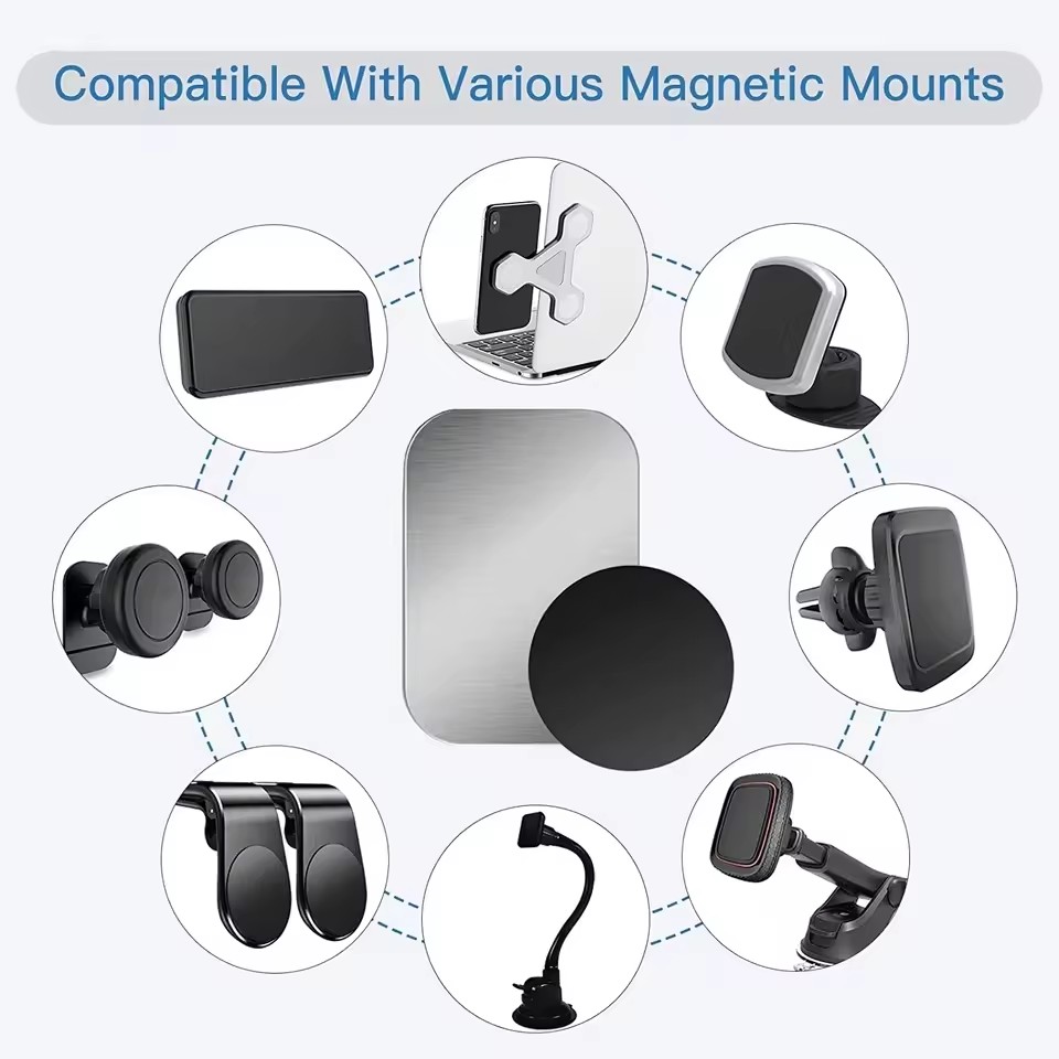 자동차 휴대폰 거치대용 얇은 자석 금속판, 범용 철판  - Car Accessories Tablet Holder 리뷰 및 가격
