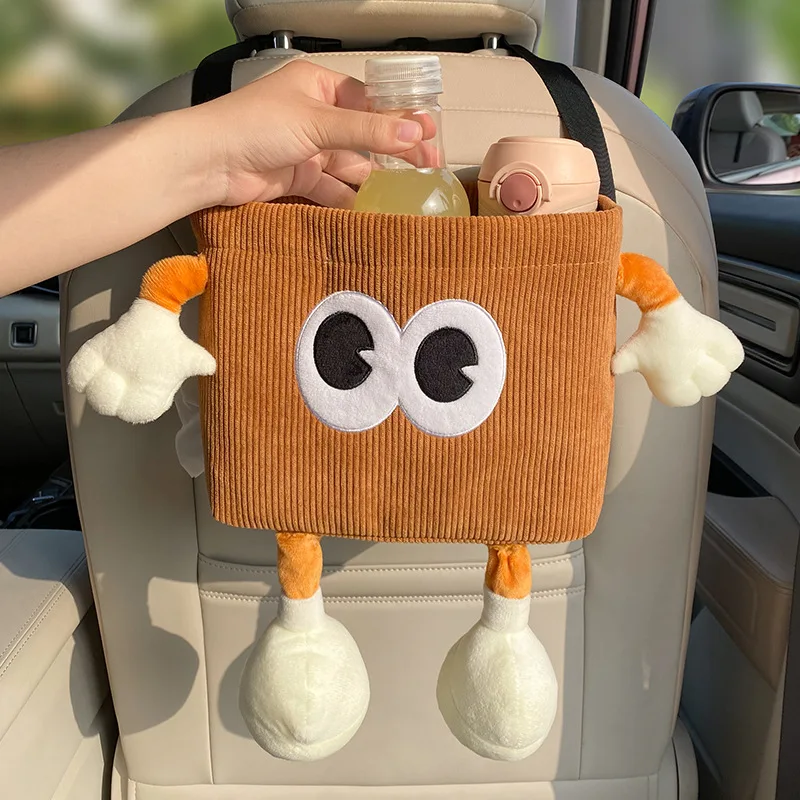 자동차 쓰레기통, 만화 눈 우산 물병 보관 가방, 자동 - Tablet Accessories For Car 리뷰 및 가격
