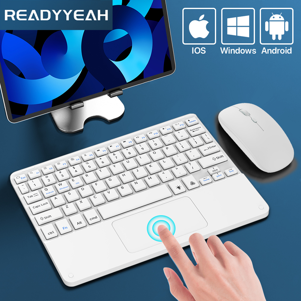 터치패드 무선 키보드 및 마우스 iOS용 블루투스 키보 - Windows Tablet Accessories 리뷰 및 가격