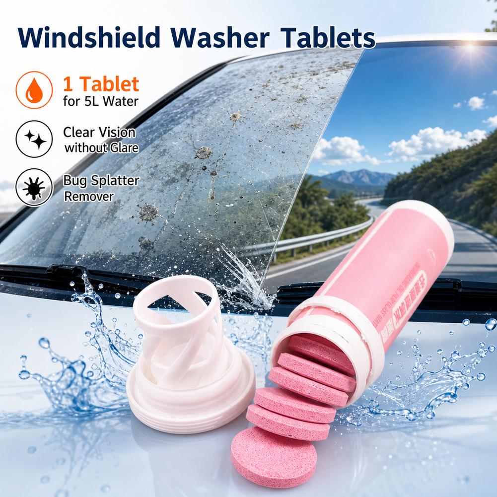 자동차 앞 유리 세정제 발포정, 벌레 흔적, 먼지, 기 - Tablet Accessories For Car 리뷰 및 가격