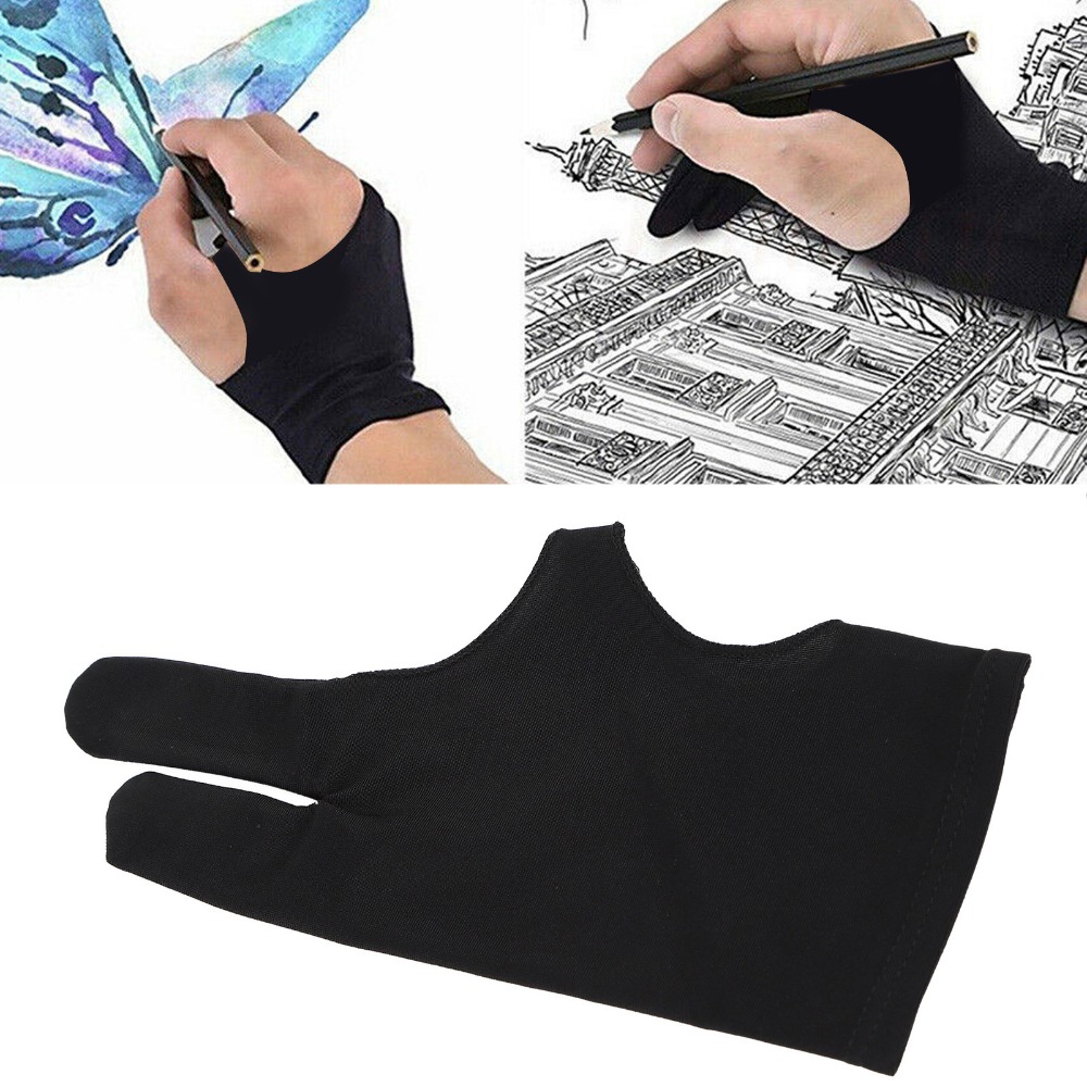 2pcs 내구성이 뛰어난 두 손가락 디자인 드로잉 장갑 - Drawing Glove Artist 리뷰 및 가격