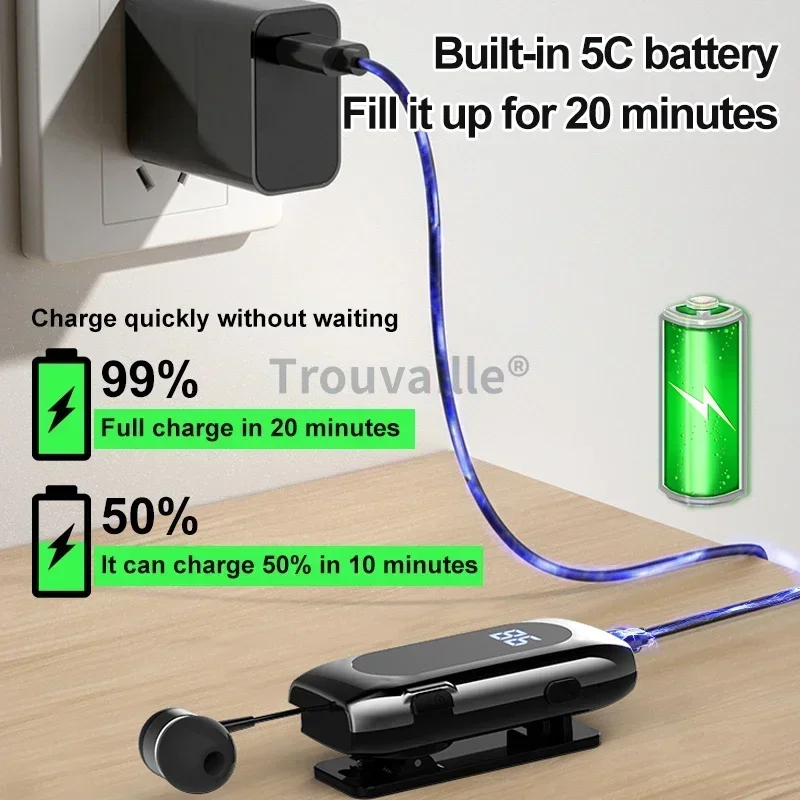 K55 Lavalier 무선 이어폰 Bluetooth  - Mobile & Tablet Accessories 리뷰 및 가격